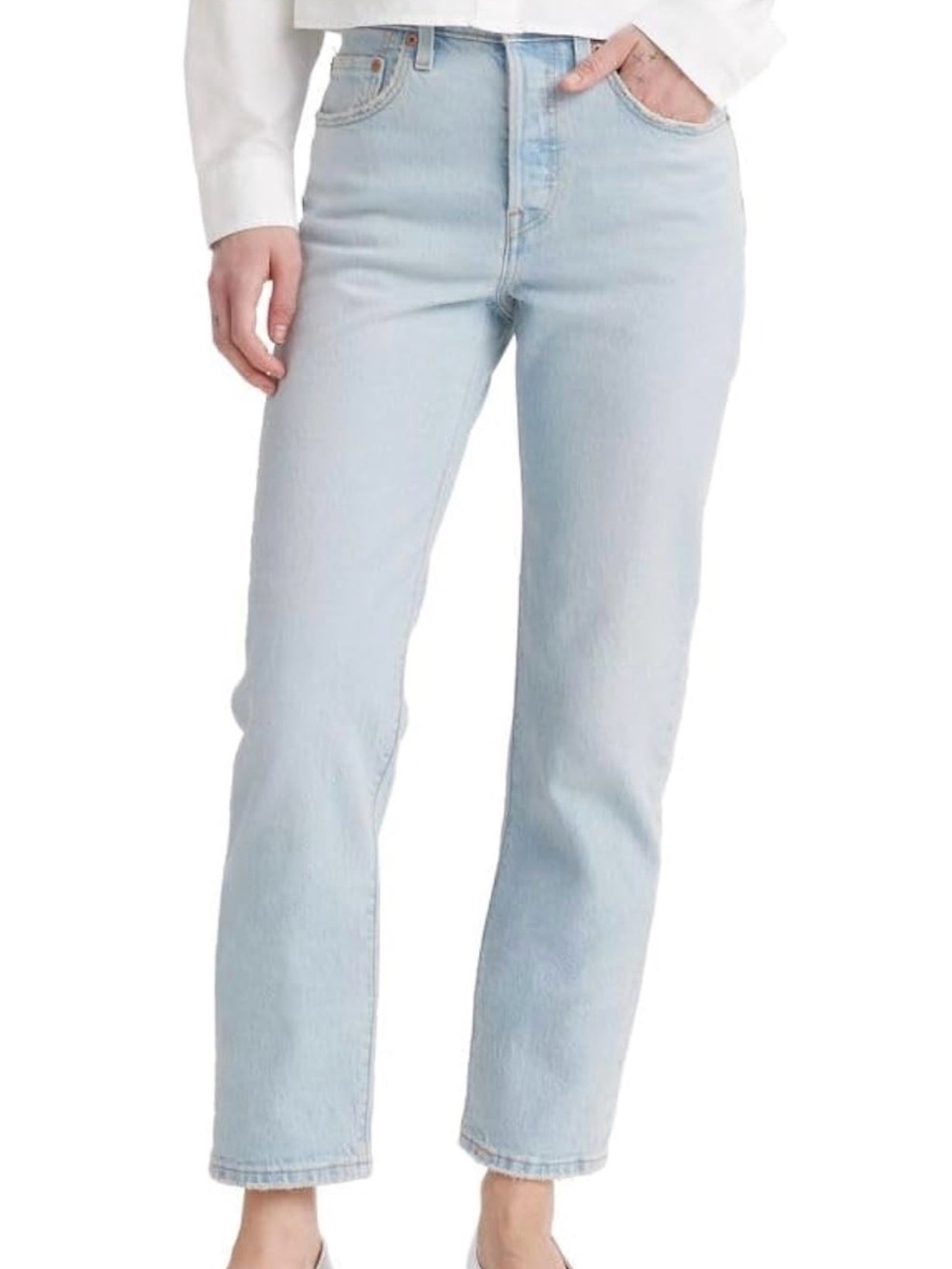 Levi’s 501 Original Crop Jeans Stepped Away W31 L26